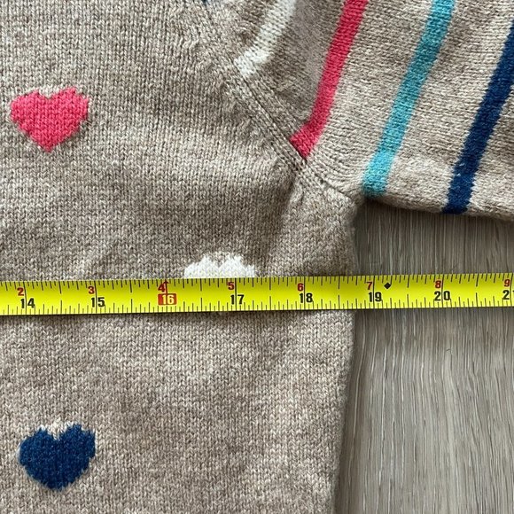 Telluride | Multicolour Heart Merino Wool Sweater - Picture 8 of 10